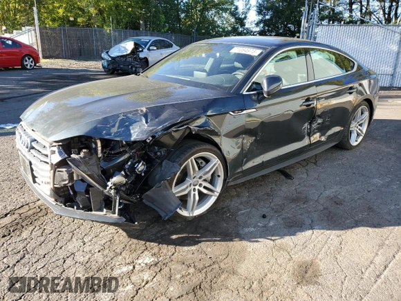 2019 Audi A5 Sportback Premium Plus with VIN WAUENCF55KA085987, listed as a Copart auction lot 71084973 with 38,324 mi miles. Bid and sale history available at carsss.com. Image 1.