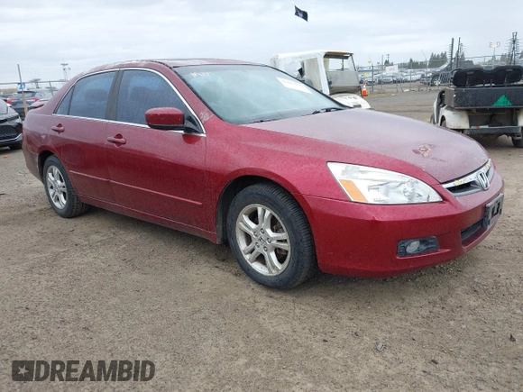 2006 Honda Accord EX-L z VIN 1HGCM56806A041521, wystawiony jako IAAI lot #41689379 z przebiegiem 240 178 mil mil oraz . Historia ofert i sprzedaży dostępna na DreamBid. Obrazek 1.