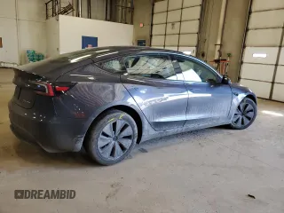 2024 Tesla Model 3 Long Range with VIN 5YJ3E1EBXRF818977, listed as a Copart auction lot 47303885 with 14,189 mi miles and Salvage Title. Bid and sale history available at DreamBid. Image 3.