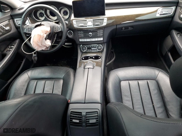 2015 Mercedes-Benz CLS-Class CLS 400 with VIN WDDLJ6FB9FA151305, listed as a Copart auction lot 81706214 with 106,145 mi miles and Salvage Title. Bid and sale history available at carsss.com. Image 8.
