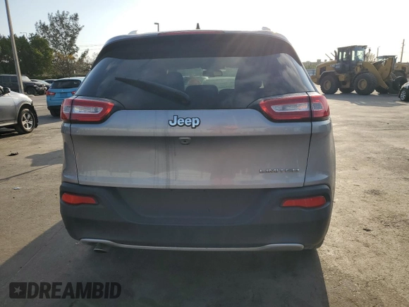 2017 Jeep Cherokee Limited with VIN 1C4PJLDB8HW526250, listed as a Copart auction lot 48337305 with 107,618 mi miles and Salvage Title. Bid and sale history available at carsss.com. Image 6.