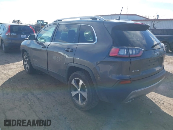 2020 Jeep Cherokee Limited with VIN 1C4PJMDX8LD617038, listed as a IAAI auction lot 41806440 with 64,963 mi miles and . Bid and sale history available at DreamBid. Image 3.