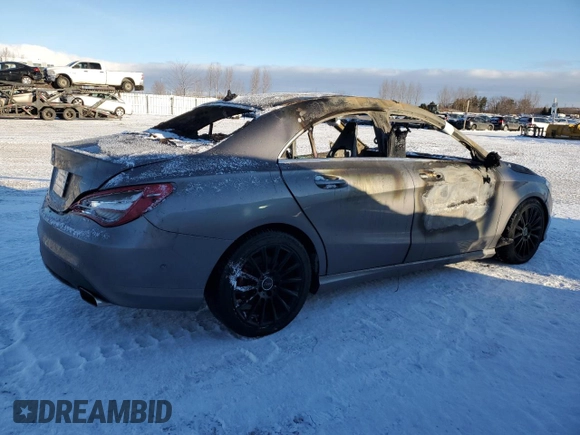 2015 Mercedes-Benz CLA 250 with VIN WDDSJ4GB0FN178125, listed as a Copart auction lot 88739545 with Not Provided miles and Non Repairable. Bid and sale history available at DreamBid. Image 3.
