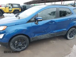 2021 Ford EcoSport SE with VIN MAJ3S2GEXMC445232, listed as a IAAI auction lot 42484930 with 28,829 mi miles and . Bid and sale history available at DreamBid. Image 6.