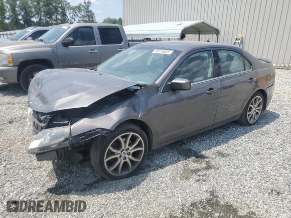 2012 Ford Fusion SE with VIN 3FAHP0HA3CR325473, listed as a Copart auction lot 59216805 with Not provided miles and Salvage title. Bid and sale history available at DreamBid. Image 1.