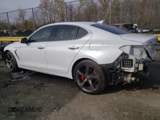 2019 Genesis G70 Advanced with VIN KMTG74LE1KU026404, listed as a Copart auction lot 81963124 with 65,918 mi miles and Salvage Title. Bid and sale history available at DreamBid. Image 2.