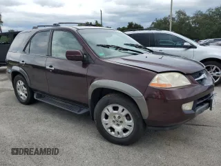 2001 Acura MDX with VIN 2HNYD182X1H510169, listed as a Copart auction lot 74037614 with 0 mi miles and Non Repairable. Bid and sale history available at carsss.com. Image 4.