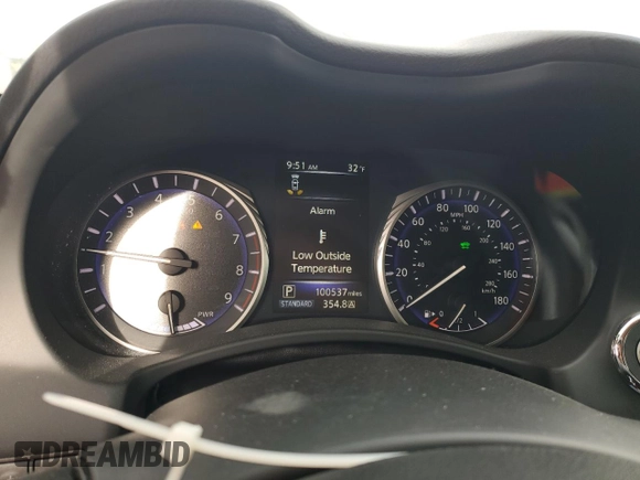 2014 Infiniti Q50 Hybrid Sport with VIN JN1AV7AP9EM690795, listed as a Copart auction lot 45060535 with 100,537 mi miles and Salvage Title. Bid and sale history available at carsss.com. Image 9.