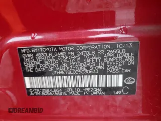2014 Lexus GS 350 with VIN JTHBE1BL0E5030633, listed as a Copart auction lot 51604135 with 100,746 mi miles and Salvage Title. Bid and sale history available at carsss.com. Image 12.