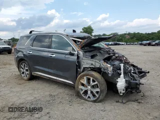 2020 Hyundai Palisade SEL with VIN KM8R3DHE1LU131520, listed as a Copart auction lot 64320425 with Not provided miles and Clean title. Bid and sale history available at DreamBid. Image 4.