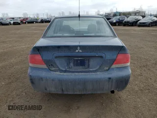 2006 Mitsubishi Lancer ES with VIN JA3AJ26E56U604255, listed as a Copart auction lot 42602505 with 205,420 mi miles and Salvage Title. Bid and sale history available at carsss.com. Image 6.