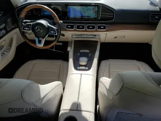 2022 Mercedes-Benz GLS 450 with VIN 4JGFF5KE1NA698159, listed as a Copart auction lot 42508364 with 23,585 mi miles and . Bid and sale history available at DreamBid. Image 8.