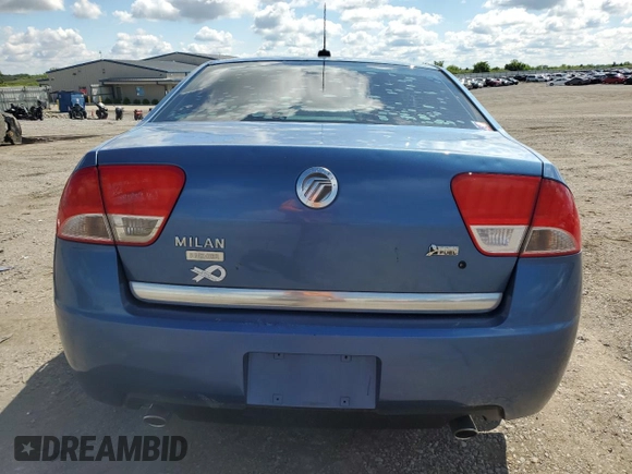 2010 Mercury Milan Premier with VIN 3MEHM0JG7AR653072, listed as a Copart auction lot 55734735 with 154,051 mi miles and Salvage title. Bid and sale history available at DreamBid. Image 6.
