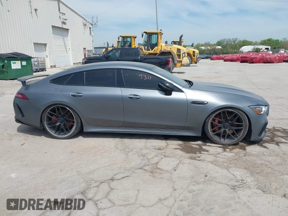 2020 Mercedes-Benz AMG GT 63 S with VIN WDD7X8KB7LA012481, listed as a IAAI auction lot 40449311 with Not provided miles and . Bid and sale history available at DreamBid. Image 13.