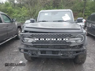 2022 Ford Bronco with VIN 1FMEE5DP4NLB57124, listed as a IAAI auction lot 41899278 with 75,147 mi miles. Bid and sale history available at carsss.com. Image 12.