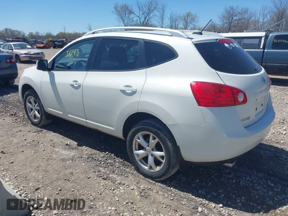 2009 Nissan Rogue S with VIN JN8AS58V29W440702, listed as a IAAI auction lot 42158143 with 311,180 mi miles. Bid and sale history available at carsss.com. Image 3.