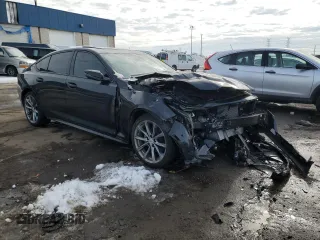 2025 Cadillac CT5 Sport with VIN 1G6DU5RKXS0113984, listed as a Copart auction lot 46092135 with 1,014 mi miles and Clean Title. Bid and sale history available at DreamBid. Image 4.