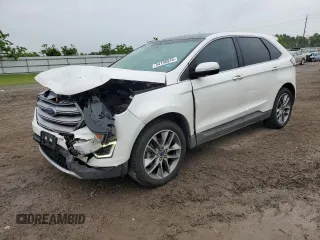 2015 Ford Edge Titanium z VIN 2FMTK3K91FBC41783, wystawiony jako Copart lot #54190945 z przebiegiem 172 934 mil mil oraz Szkoda całkowita • Salvage title. Historia ofert i sprzedaży dostępna na DreamBid. Obrazek 1.