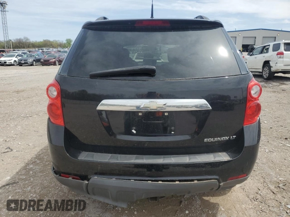 2010 Chevrolet Equinox LT w/2LT with VIN 2CNALPEW3A6404612, listed as a Copart auction lot 51379055 with 107,627 mi miles and Salvage Title. Bid and sale history available at carsss.com. Image 6.