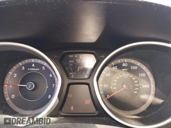 2013 Hyundai Elantra GLS z VIN KMHDH4AE5DU494992, wystawiony jako IAAI lot #41698877 z przebiegiem 56 324 mil mil oraz . Historia ofert i sprzedaży dostępna na DreamBid. Obrazek 7.