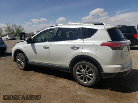 2017 Toyota RAV4 Hybrid Limited with VIN JTMDJREV5HD124597, listed as a Copart auction lot 52014275 with 32,136 mi miles and Salvage Title. Bid and sale history available at carsss.com. Image 2.