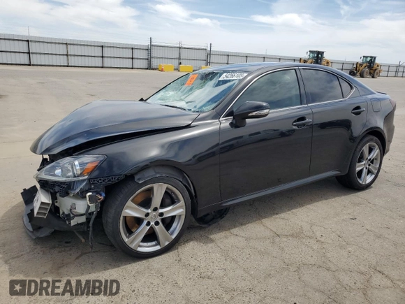 2012 Lexus IS 350 with VIN JTHBE5C21C5029923, listed as a Copart auction lot 54266105 with 209,009 mi miles and Salvage title. Bid and sale history available at DreamBid. Image 1.