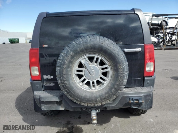 2007 Hummer H3 SUV with VIN 5GTDN13E978139953, listed as a Copart auction lot 47847715 with 134,922 mi miles and Salvage Title. Bid and sale history available at carsss.com. Image 6.