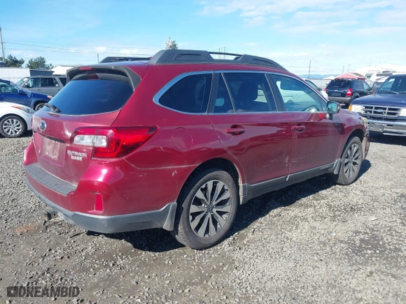 2015 Subaru Outback 2.5i Limited with VIN 4S4BSANC1F3314349, listed as a IAAI auction lot 41844184 with 132,850 mi miles. Bid and sale history available at carsss.com. Image 4.