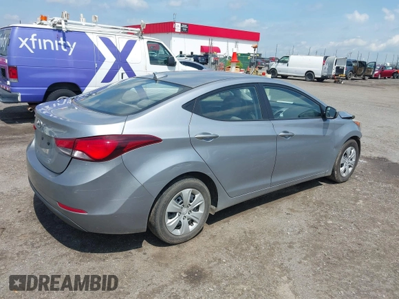 2016 Hyundai Elantra SE with VIN 5NPDH4AE2GH731022, listed as a IAAI auction lot 42473510 with 112,360 mi miles and . Bid and sale history available at DreamBid. Image 4.