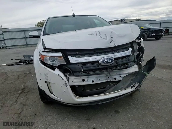 2014 Ford Edge SEL with VIN 2FMDK3JC0EBA10616, listed as a Copart auction lot 48384785 with 95,850 mi miles and Salvage Title. Bid and sale history available at carsss.com. Image 10.