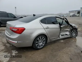 2015 Kia Cadenza Premium with VIN KNALN4D70F5173300, listed as a Copart auction lot 86696304 with 125,410 mi miles and Salvage Title. Bid and sale history available at carsss.com. Image 3.