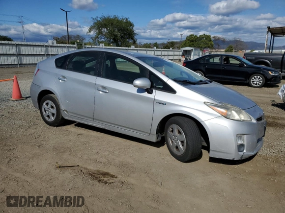 2010 Toyota Prius II with VIN JTDKN3DU2A0143686, listed as a Copart auction lot 53565685 with 192,220 mi miles and Salvage Title. Bid and sale history available at carsss.com. Image 4.