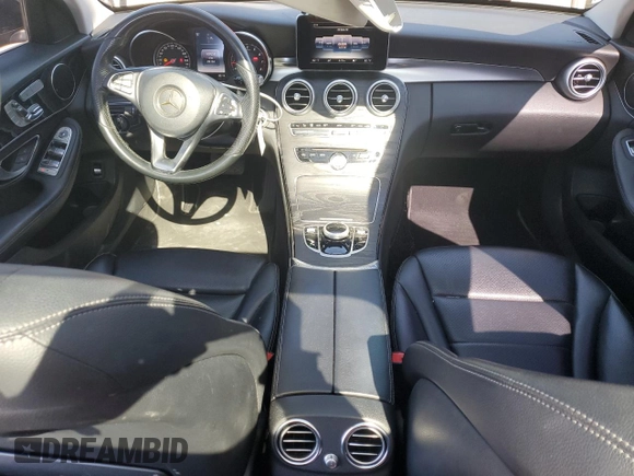 2017 Mercedes-Benz C C 300 with VIN 55SWF4JB4HU179753, listed as a Copart auction lot 47356035 with 93,124 mi miles and Salvage Title. Bid and sale history available at carsss.com. Image 8.