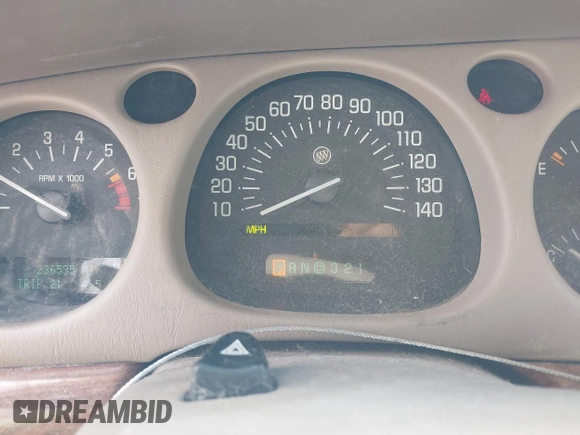 2003 Buick LeSabre Custom with VIN 1G4HP52K63U174318, listed as a IAAI auction lot 41944041 with 236,535 mi miles and . Bid and sale history available at DreamBid. Image 7.