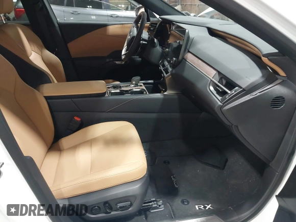 2025 Lexus RX 350 with VIN 2T2BAMCA3SC092209, listed as a IAAI auction lot 41886645 with 259 mi miles and . Bid and sale history available at DreamBid. Image 5.