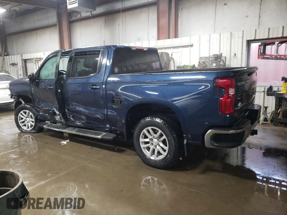 2021 Chevrolet Silverado 1500 LT with VIN 1GCUYDET4MZ393278, listed as a Copart auction lot 84419374 with 47,050 mi miles and Salvage Title. Bid and sale history available at carsss.com. Image 2.