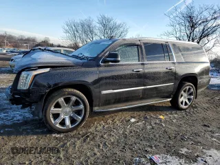 2017 Cadillac Escalade ESV Luxury z VIN 1GYS4HKJ0HR128578, wystawiony jako Copart lot #88101985 z przebiegiem 49 580 mil mil oraz Szkoda całkowita • Salvage title. Historia ofert i sprzedaży dostępna na DreamBid. Obrazek 1.