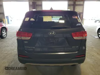 2016 Kia Sorento EX with VIN 5XYPHDA50GG017183, listed as a Copart auction lot 55647524 with 100,859 mi miles and Clean Title. Bid and sale history available at carsss.com. Image 6.