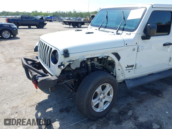 2020 Jeep Wrangler Unlimited Sahara с VIN 1C4HJXEN1LW104950, выставлен на аукционе IAAI как лот 42278650 с пробегом 40 638 миль миль и . История ставок и продаж доступна на DreamBid. Изображение 6.