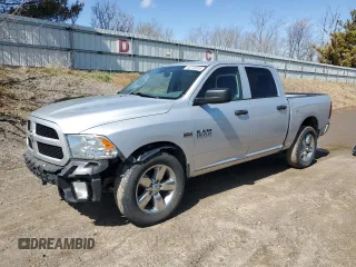 2018 Ram 1500 Tradesman with VIN 1C6RR7KT7JS338957, listed as a Copart auction lot 50749995 with 124,670 mi miles and Clean title. Bid and sale history available at DreamBid. Image 1.