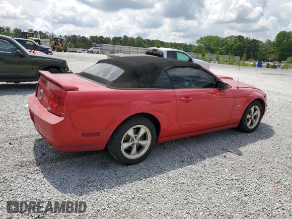 2007 Ford Mustang GT Deluxe with VIN 1ZVHT85H675346717, listed as a Copart auction lot 54911565 with 194,020 mi miles and Salvage title. Bid and sale history available at DreamBid. Image 3.
