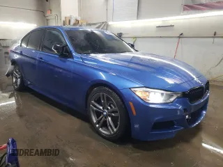 2015 BMW 3 Series 335i xDrive with VIN WBA3B9C56FP705241, listed as a Copart auction lot 85219074 with 193,438 mi miles and Salvage title. Bid and sale history available at DreamBid. Image 4.