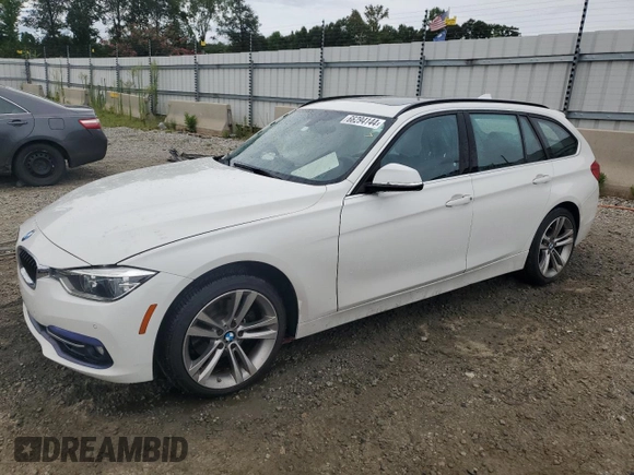 2017 BMW 3 Series 330i xDrive with VIN WBA8K3C54HK678592, listed as a Copart auction lot 66294144 with 103,894 mi miles and Salvage Title. Bid and sale history available at carsss.com. Image 1.