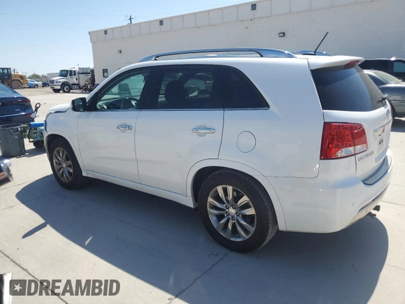2013 Kia Sorento SX with VIN 5XYKW4A22DG383003, listed as a Copart auction lot 64064245 with 154,450 mi miles and Salvage title. Bid and sale history available at DreamBid. Image 2.