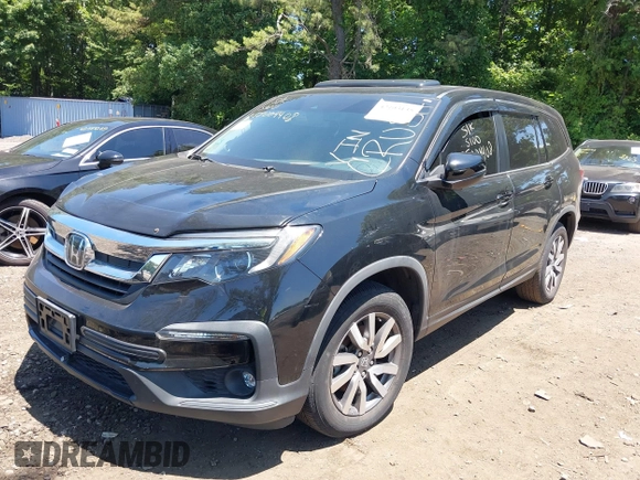 2019 Honda Pilot EX-L with VIN 5FNYF6H52KB006469, listed as a IAAI auction lot 42103135 with 12,757 mi miles and . Bid and sale history available at DreamBid. Image 18.