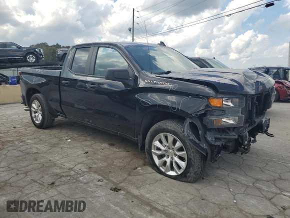 2020 Chevrolet Silverado 1500 Custom with VIN 1GCRWBEH1LZ362211, listed as a Copart auction lot 74352484 with 96,416 mi miles and Salvage Title. Bid and sale history available at carsss.com. Image 4.