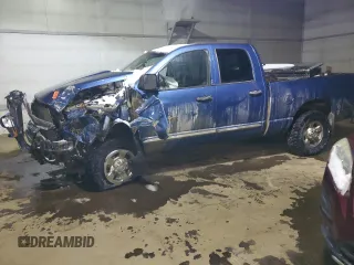 2006 Dodge Ram 3500 SLT with VIN 3D7LX38C96G187872, listed as a Copart auction lot 44770205 with 0 mi miles and Salvage Title. Bid and sale history available at carsss.com. Image 1.