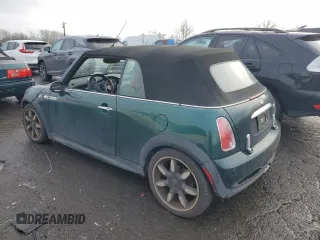 2007 MINI Convertible S with VIN WMWRH33517TL95143, listed as a Copart auction lot 88068045 with 115,827 mi miles and Salvage title. Bid and sale history available at DreamBid. Image 2.