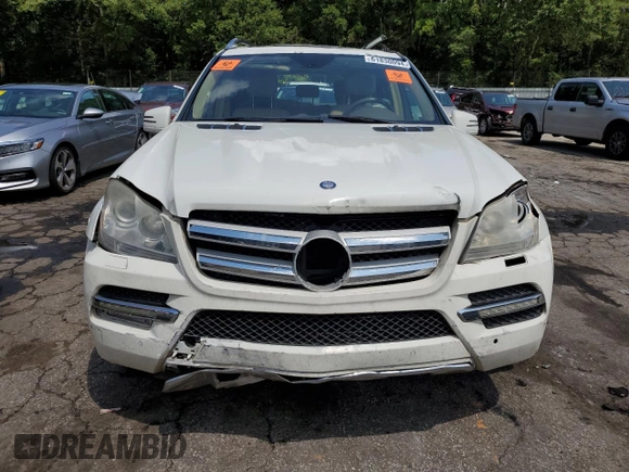 2012 Mercedes-Benz GL-Class GL 450 with VIN 4JGBF7BE7CA765175, listed as a Copart auction lot 61830094 with 0 mi miles and Salvage Title. Bid and sale history available at carsss.com. Image 5.