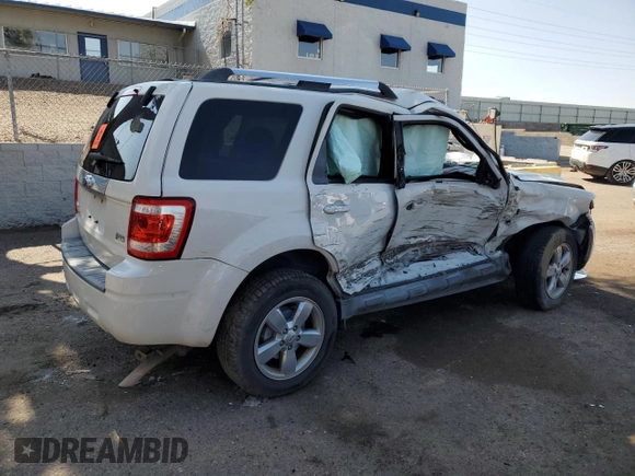 2010 Ford Escape Limited with VIN 1FMCU9EG5AKD32965, listed as a Copart auction lot 59765695 with Not provided miles and Salvage title. Bid and sale history available at DreamBid. Image 3.